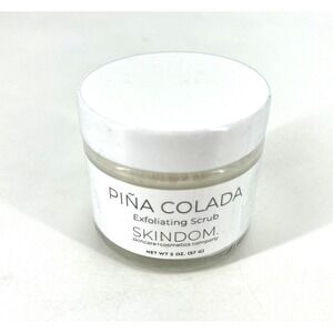 Skindom Exfoliating Scrub Pina Colada Skincare 2 oz. Made in US New &‎ Sealed